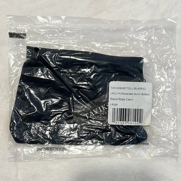 NWT Tavik Jaclyn Moderate Swim Bottom in Black/Rose Dawn - Large - Picture 5 of 7